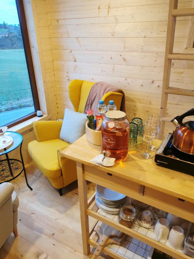 Treehome Tinyhouse Střítež Dış mekan fotoğraf