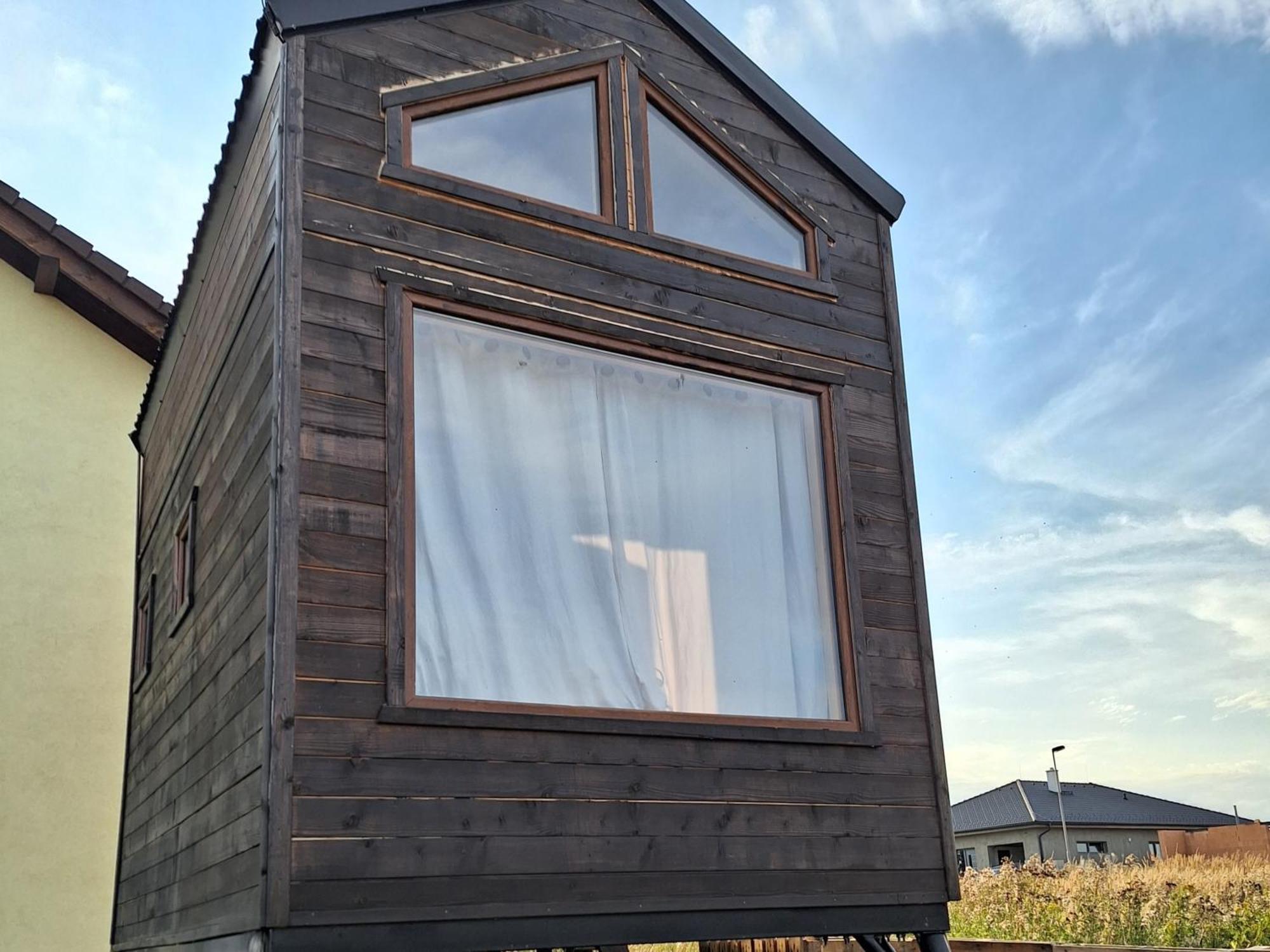 Treehome Tinyhouse Střítež Dış mekan fotoğraf